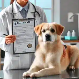 Certificado de gusano barrenador